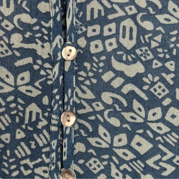 New Style & Co. Boho MIDI Length Dress Navy & Burgandy Plus Size 1X NWOT - Picture 10 of 14